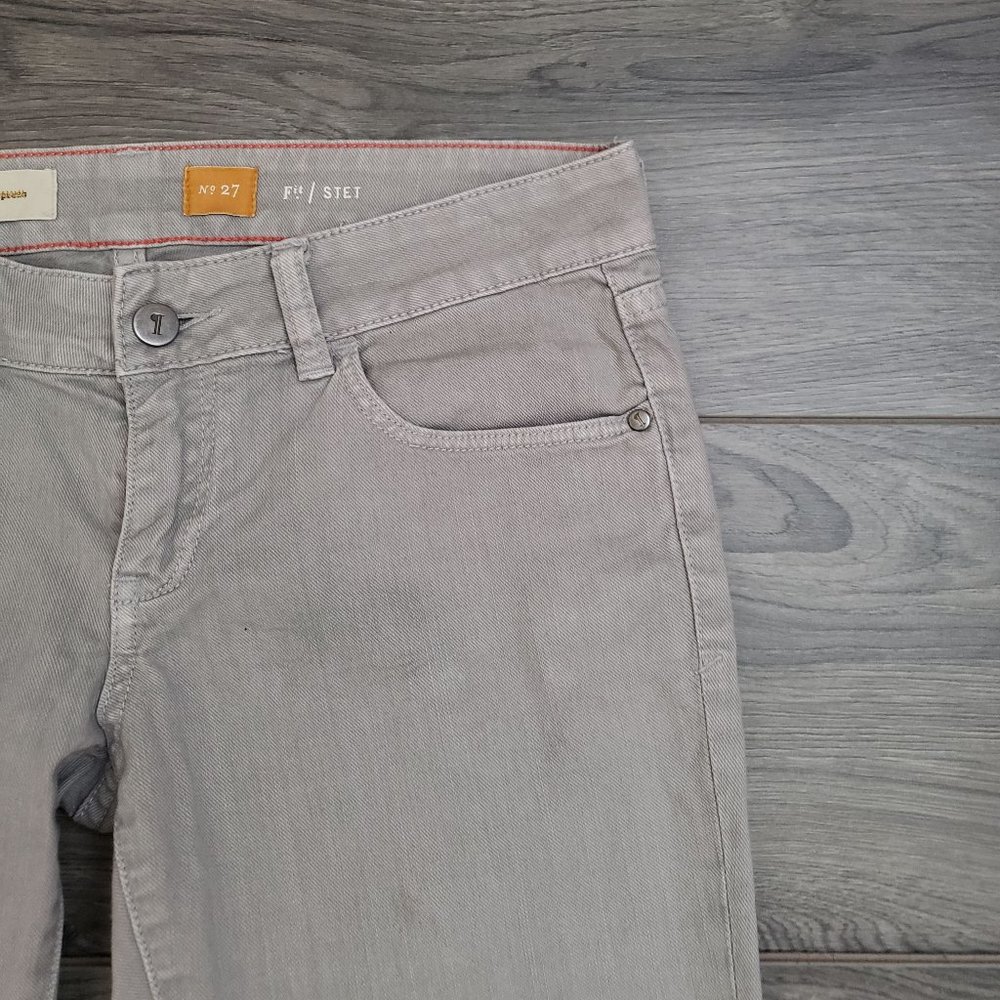 Pilcro and the Letterpress Grey Skinny Jeans Stet - Picture 4 of 11